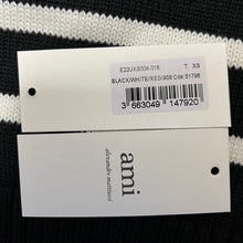 Load image into Gallery viewer, AMI Paris アミ パリス Ami de Coeur ボーダーニットセーター E22UKS004