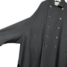 Load image into Gallery viewer, noir kei ninomiya ノワール ケイニノミヤ 20AW ウールポンチョコート ケープ 3F-C014