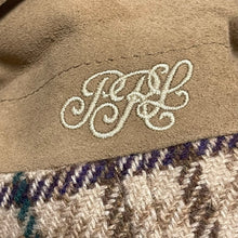 이미지를 갤러리 뷰어에 로드 , Polo Ralph Lauren 폴로랄 플로렌 체크 무늬 엘보 패치 울 체스터 코트