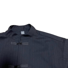 Load image into Gallery viewer, 221 village×L'ECHOPPE 221 ヴィレッジ レショップ 22SS WOOL CHINA JACKET ウールストライプチャイナジャケット