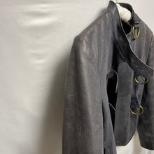 Load image into Gallery viewer, MIU MIU ミュウミュウ ARCHIVE 96AW 3連ベルト中綿レザージャケット