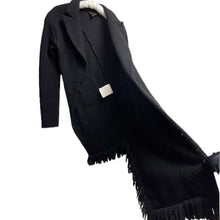 Load image into Gallery viewer, COMME des GARCONS コムデギャルソン 02AW Knitting is Free フリンジニットロングツイストコート GG-C014