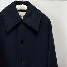 Load image into Gallery viewer, JIL SANDER ジルサンダー 21AW ウールステンカラーコート