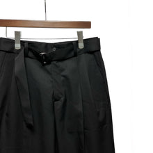 画像をギャラリービューアに読み込む, stein シュタイン 24SS Belted Wide Straight Trousers ベルテッドワイドストレートパンツ ST804
