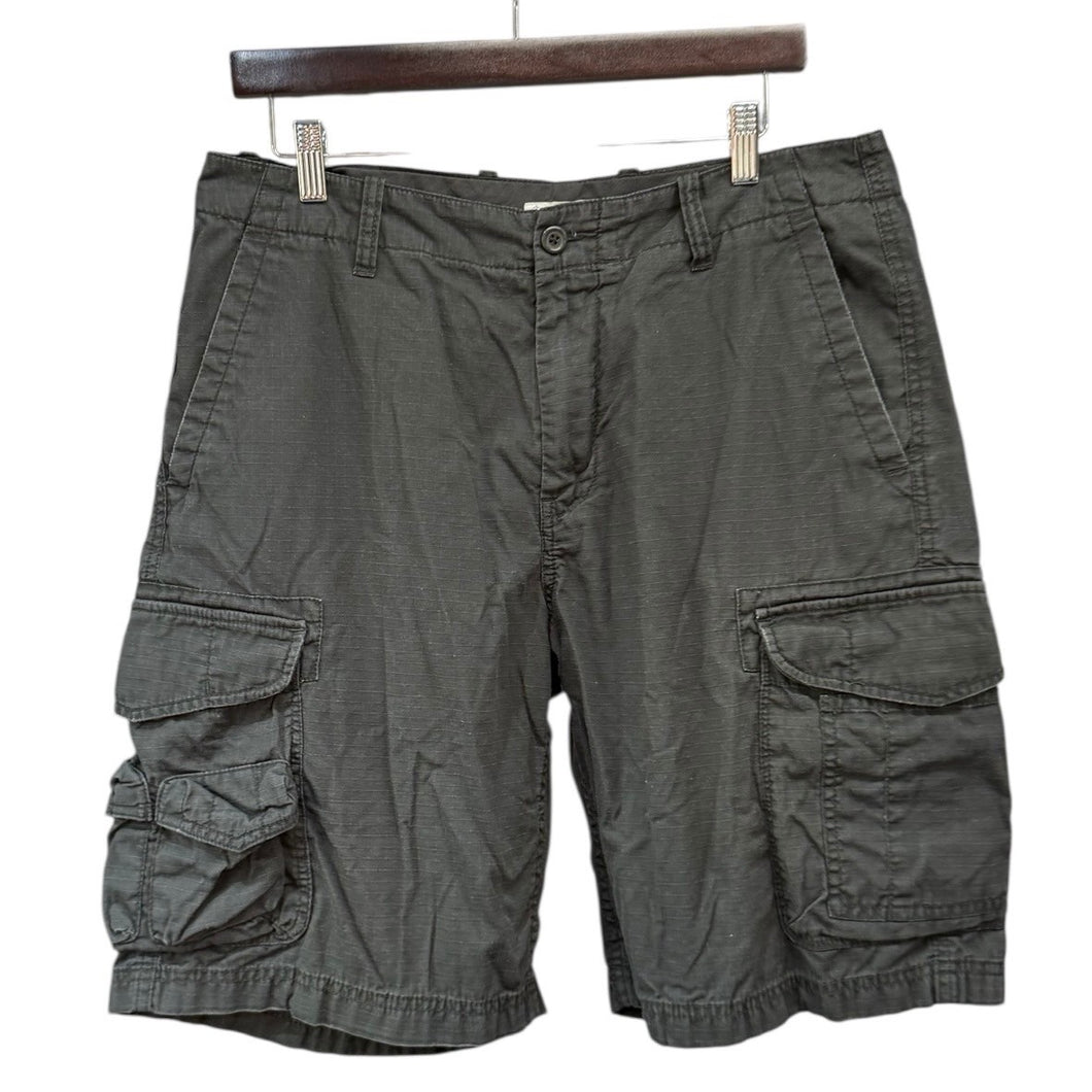 J.CREW ジェイクルー リップストップマルチポケットカーゴショートパンツ 33 ブラック R14666