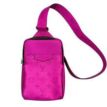 画像をギャラリービューアに読み込む, LOUIS VUITTON ルイヴィトン 21SS タイガラマ コレクション アウトドア スリングバッグ ショルダーバッグ フューシャ M30767 ピンク 15647
