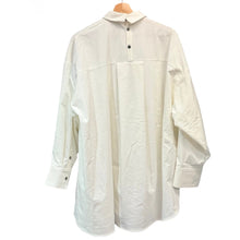 画像をギャラリービューアに読み込む, nagonstans ナゴンスタンス 25AW unbalance shirt アンバランスコーデュロイシャツ 470IA830-1231 M ホワイト 15262
