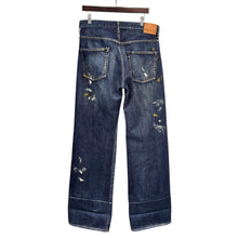 画像をギャラリービューアに読み込む, Yohji yamamoto pour homme  ヨウジヤマモトプールオム 25AW SPOTTED HORSE ペイント加工ワイドストレートデニムパンツ 3 インディゴ 15179
