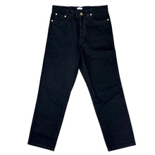 Load image into Gallery viewer, WILLY CHAVARRIA ウィリーチャバリア DIRTY WILLY JEAN BLACK DENIM ブラックデニムテーパードパンツ M ブラック 15665
