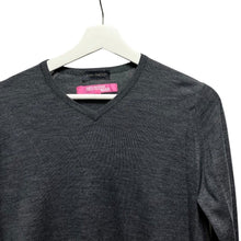 画像をギャラリービューアに読み込む, JUNYA WATANABE MAN PINK×JOHN SMEDLEY ジュンヤワタナベ ジョンスメドレー 12SS Vネックニットセーター UI-T005 13882
