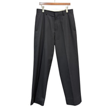 画像をギャラリービューアに読み込む, A.PRESSE アプレッセ 24SS Covert Cloth Trousers レザーパイピングスラックスパンツ 24SAP-04-18H 3 ブラック 15042
