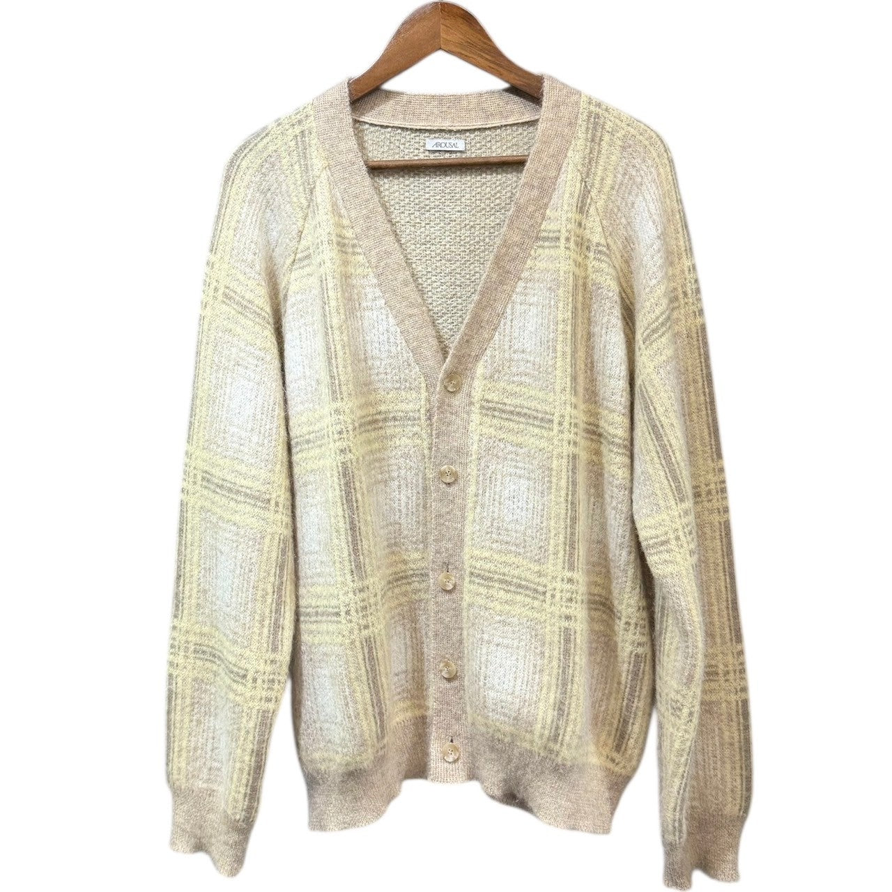 AROUSAL アローサル 24SS OMBRE MOHAIR CARDIGAN オンブレモヘヤ