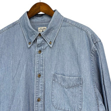 Load image into Gallery viewer, Brooks Brothers×NEAT ブルックスブラザーズ ニート DENIM SHIRT デニムシャツ L ライトブルー 14906
