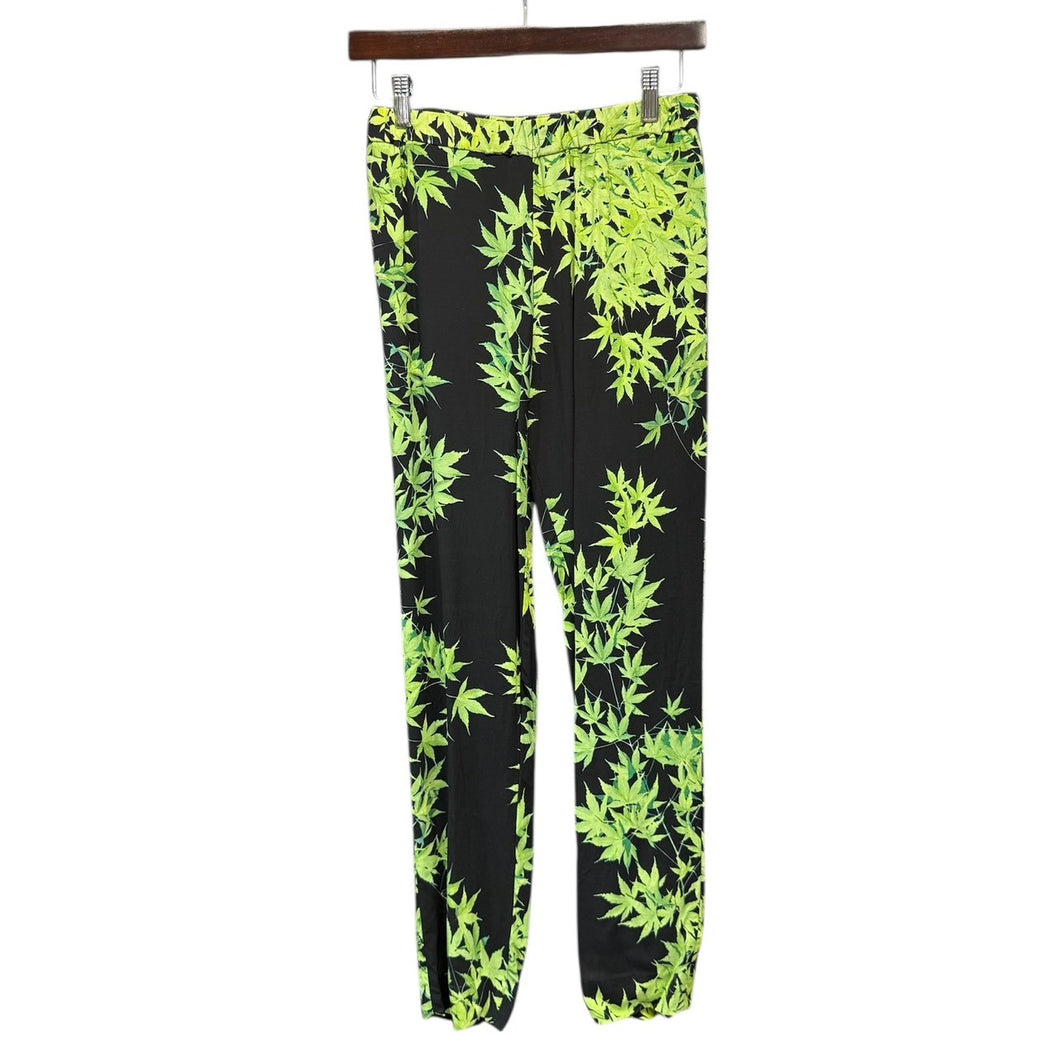 DRIES VAN NOTEN ドリスヴァンノッテン 19AW 花柄イージースリムパンツ 36 ブラック 14919