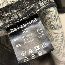 画像をギャラリービューアに読み込む, ha za ma ハザマ 24AW 最後の砦のシャツ S ホワイト×ブラック 14840
