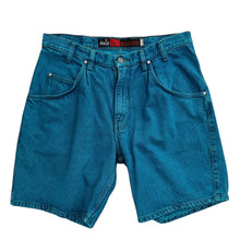 画像をギャラリービューアに読み込む, Levi&#39;s silverTab リーバイスシルバータブ カラーデニムショートパンツ Loose MADE IN USA アメリカ製 古着 サイズ34 ブルー 14729
