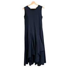 Load image into Gallery viewer, nagonstans ナゴンスタンス 22SS Firm Sweat レイヤード dress ハイネックスウェットレイヤードワンピース 470FS883-0110 M ネイビー 14534
