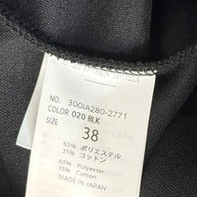 Lade das Bild in den Galerie-Viewer, ENFOLD エンフォルド 25AW CIRCLE SOLID HOODIE サークルジップアップパーカー 300IA280-2771 38 ブラック 15559
