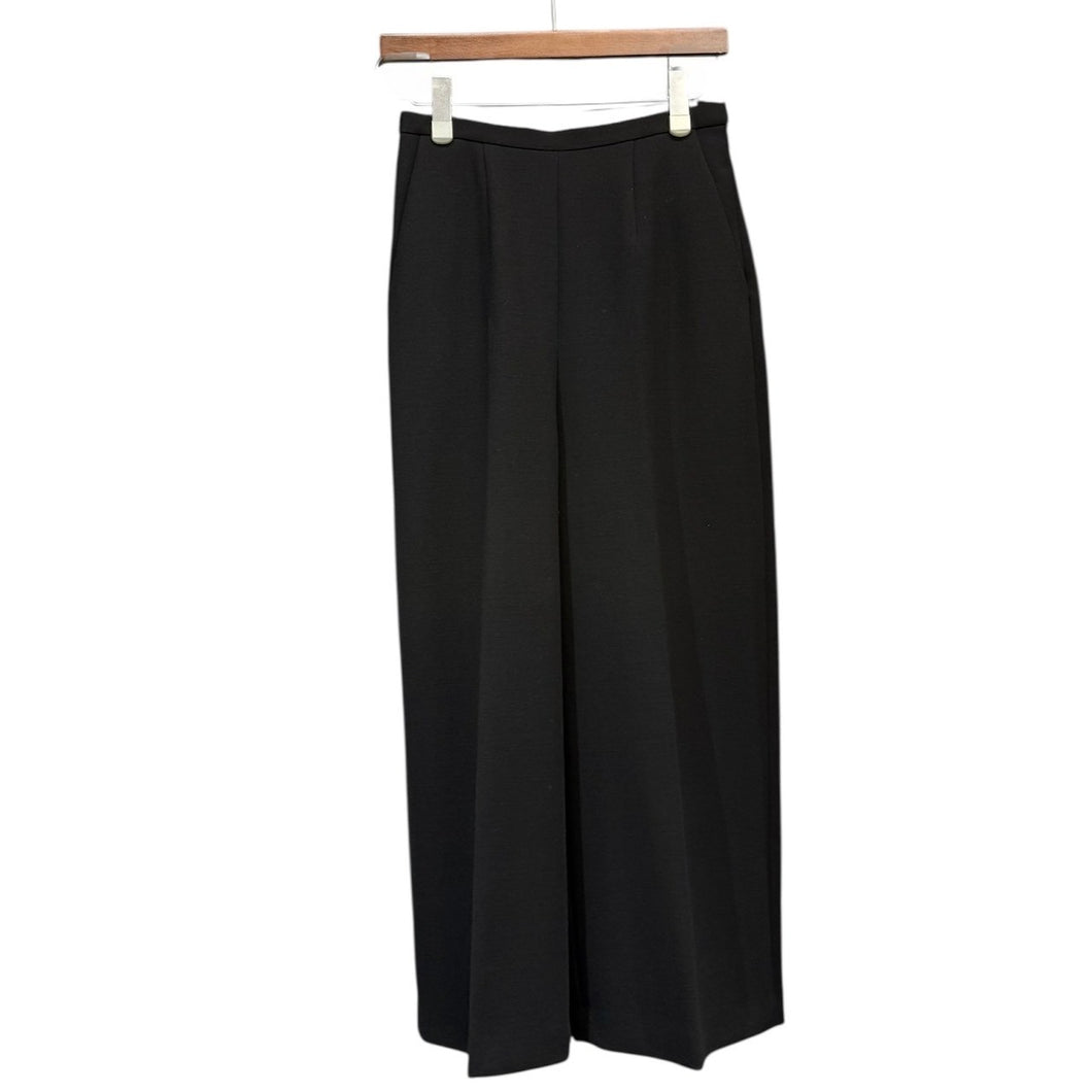 ENFOLD エンフォルド 17AW ウールワイドパンツ 300AA231-2640 38 ブラック 14706