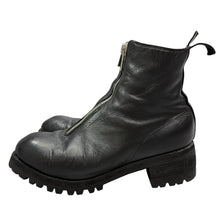 画像をギャラリービューアに読み込む, GUIDI グイディ PL1V FRONT ZIP BOOTS HORSE FULL GRAIN センタージップレザーブーツ 41 ブラック 14900
