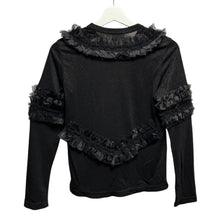 画像をギャラリービューアに読み込む, COMME des GARCONS コムデギャルソン 19AW ラメ糸フリルデザインカットソー GD-T005 13871
