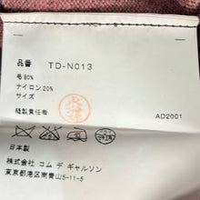 画像をギャラリービューアに読み込む, tricot COMME des GARCONS トリココムデギャルソン プリント加工ラグランスリーブニット TD-N013 バーガンディ AD2001 14991
