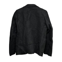 画像をギャラリービューアに読み込む, COMME des GARCONS コムデギャルソン 17AW ウール圧縮フェルトスナップボタンテーラードジャケット GT-J019 S ブラック 3455
