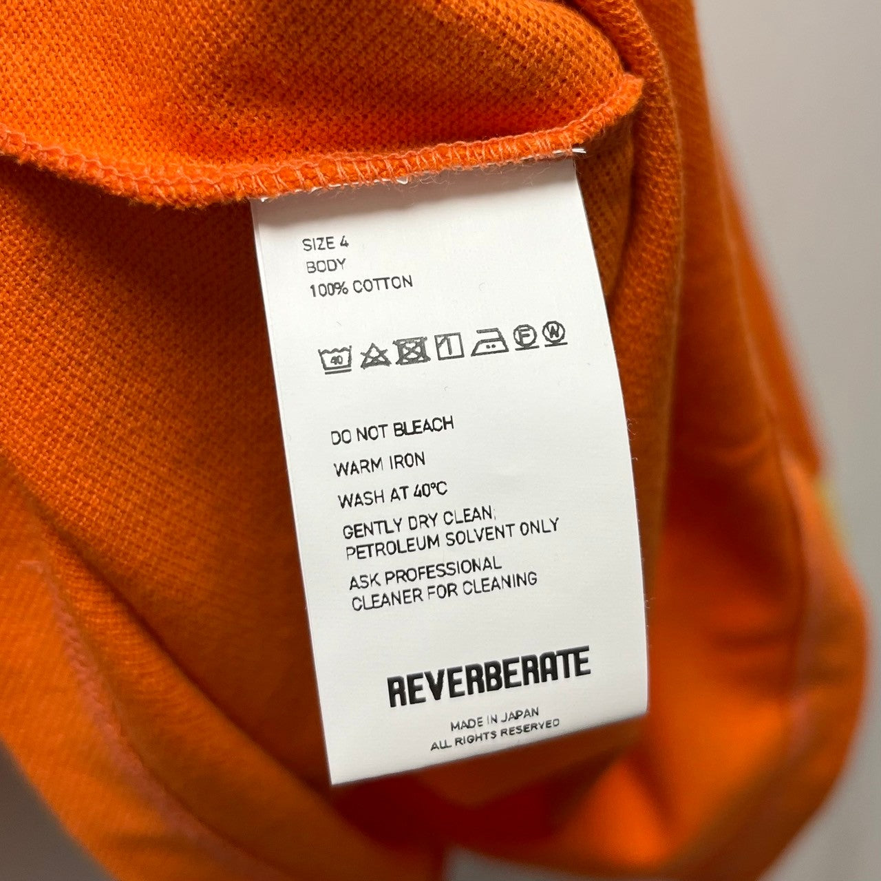 REVERBERATE リバーバレイト 24SS ZIP LONG SLEEVE POLO ジップロング