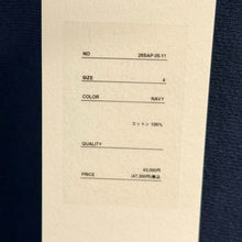 画像をギャラリービューアに読み込む, A.PRESSE アプレッセ 26SS Vintage Half Zip Rib Collar Sweatshirt ヴィンテージ加工ハーフジップスウェット 26SAP-05-11 4 ネイビー 15182

