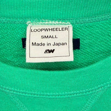Load image into Gallery viewer, LOOPWHEELER ループウィラー エキストラライトevo 半袖スウェット S グリーン 15379
