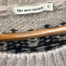 이미지를 갤러리 뷰어에 로드 , the new society ザニューソサイエティ フェアアイルモチーフニットベスト L ミックス 15207
