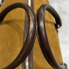 Load image into Gallery viewer, Dsquared2 ディースクエアード Bob Duffle Bag スウェードレザーボストンバッグ ダッフルバッグ ブラウン 14739
