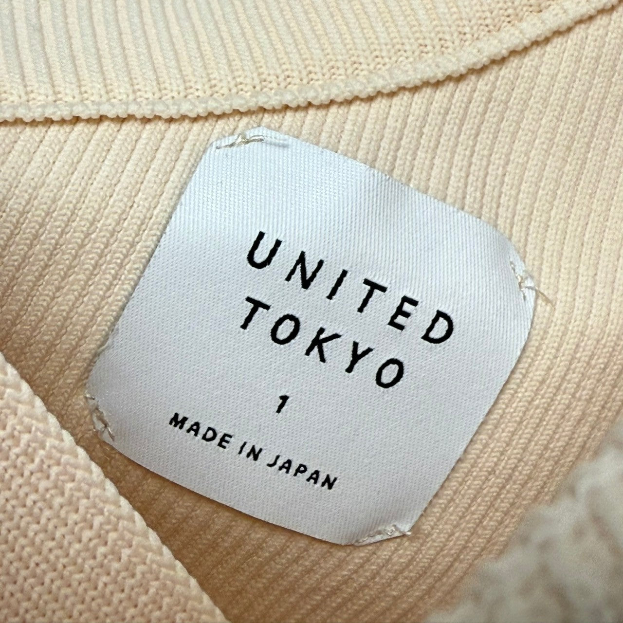 UNITED TOKYO ユナイテッドトウキョウ ワンショルダーニットビスチェ 