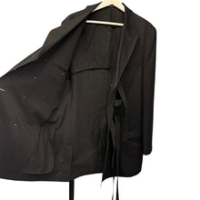 画像をギャラリービューアに読み込む, Yohji yamamoto POUR HOMME ヨウジヤマモトプールオム 24AW RAYON DENIM W BELT JACKET ベルトジャケット HO-J96-535 14272
