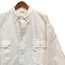 画像をギャラリービューアに読み込む, WILLY CHAVARRIA ウィリーチャバリア 19SS BIG DADDY BUTTON DOWN ボタンダウンオーバーサイズデニムシャツ S ホワイト 15676
