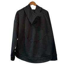Lade das Bild in den Galerie-Viewer, ENFOLD エンフォルド 25AW CIRCLE SOLID HOODIE サークルジップアップパーカー 300IA280-2771 38 ブラック 15559
