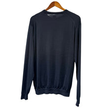画像をギャラリービューアに読み込む, BATONER バトナー Essential SUPERIOR HIGH GAUGE MERINO クルーネックニット BN-FU-001 3 ネイビー 15518
