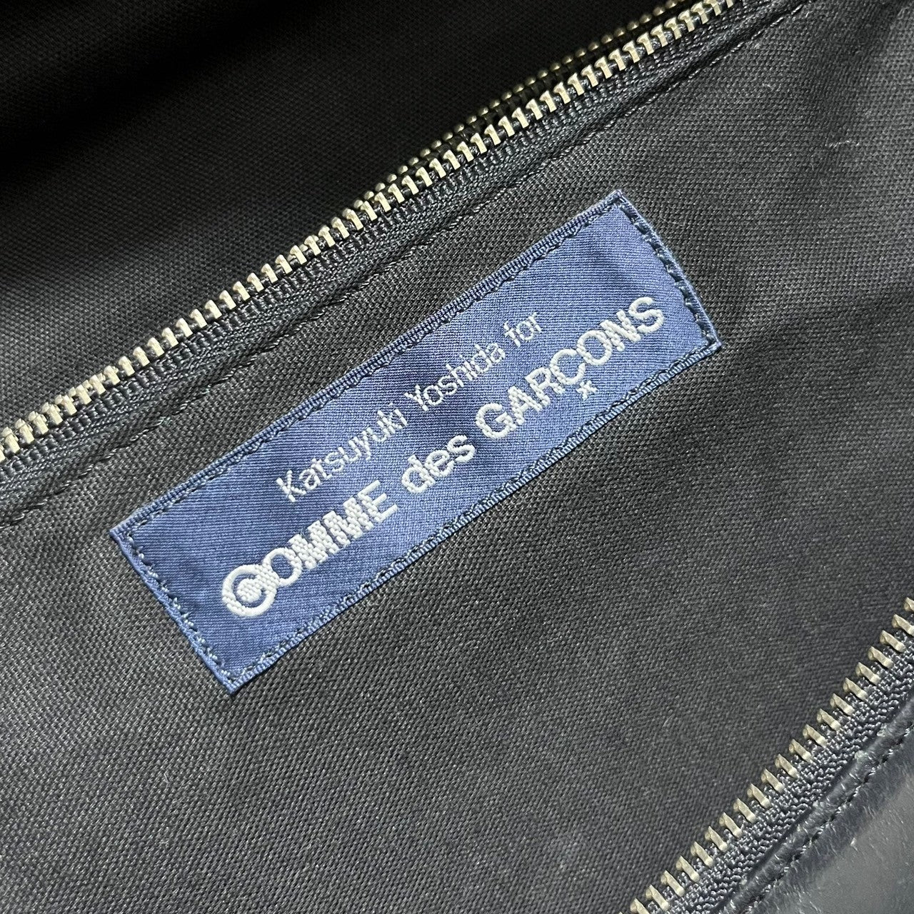 Katsuyuki Yoshida for COMME des GARCONS 吉田克幸 コムデギャルソン 青山限定 青山バッグ  ダブルジップレザートートバッグ