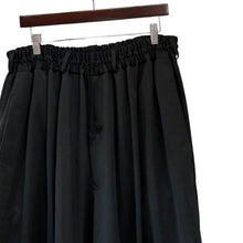 画像をギャラリービューアに読み込む, S&#39;YTE by yohji yamamoto サイト ヨウジヤマモト PE/SMOOTH JERSEY CULOTTE PANTS ポリエステルジャージーワイドキュロットパンツ UT-P11-902 3 ブラック 14814
