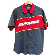 이미지를 갤러리 뷰어에 로드 , Supreme シュプリーム 18SS Color Blocked Work Shirt ロゴデザインワークシャツ 14080
