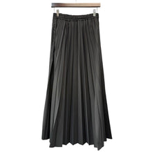 画像をギャラリービューアに読み込む, nagonstans ナゴンスタンス 22SS water proof wide プリーツスカート 470FS231-1710 M ブラック 15014
