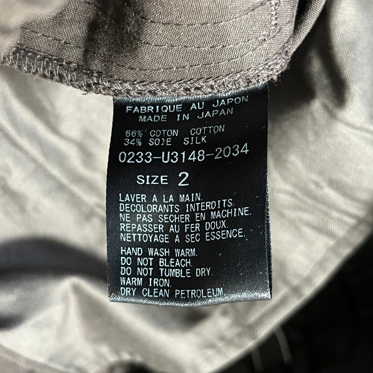 画像をギャラリービューアに読み込む, ARTS&SCIENCE アーツアンドサイエンス 23AW French cargo pants コットンシルクフレンチカーゴパンツ