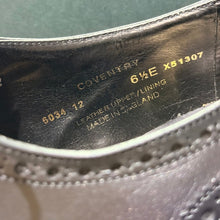 이미지를 갤러리 뷰어에 로드 , CROCKETT&amp;JONES クロケットアンドジョーンズ COVENTRY コベントリー レザードレスシューズ 6 1/2 ブラック 15350
