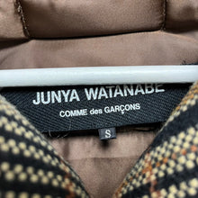 将图片加载到图库查看器，JUNYA WATANABE ジュンヤワタナベ 04AW チェック柄ダウンジャケット JN-J024 AD2004
