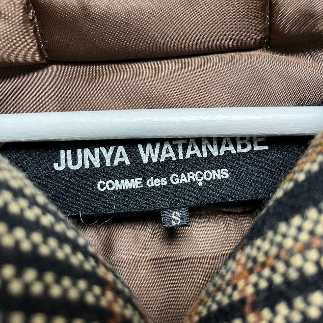 JUNYA WATANABE ジュンヤワタナベ 04AW チェック柄ダウンジャケット JN 