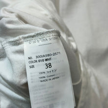 画像をギャラリービューアに読み込む, ENFOLD エンフォルド 25AW CURVE-SILHOUETTE T-SHIRT カーブシルエットTシャツ 300IA580-2571 38 ホワイト 15018
