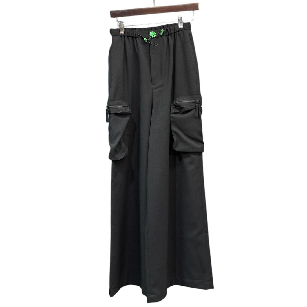 nagonstans ナゴンスタンス pocket wide pants ポケットワイドパンツ 470HA831-1620 M ブラック R14641