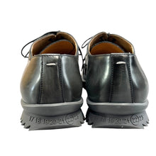 画像をギャラリービューアに読み込む, Maison Margiela メゾンマルジェラ Numbers Embossed Lace Up Derby レザーシューズ 42 ブラック 15694
