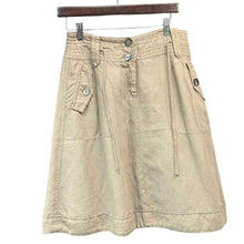 Load image into Gallery viewer, Weekend Max Mara ウィークエンドマックスマーラ ドローストリングコットンリネンスカート 14466
