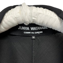 画像をギャラリービューアに読み込む, JUNYA WATANABE ジュンヤワタナベ 04SS ウールポリエステルカットオフデザインジャケット JM-J017 M ブラック 3480
